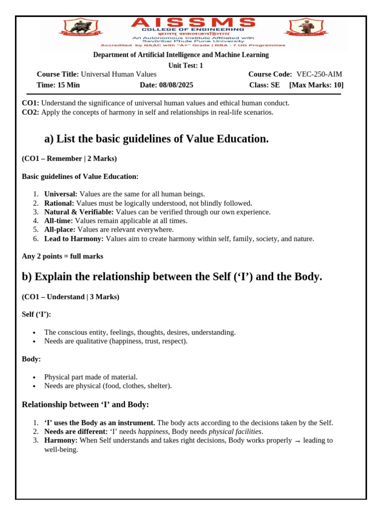 Uhv Solution | PDF | Value (Ethics) | Artificial Intelligence
