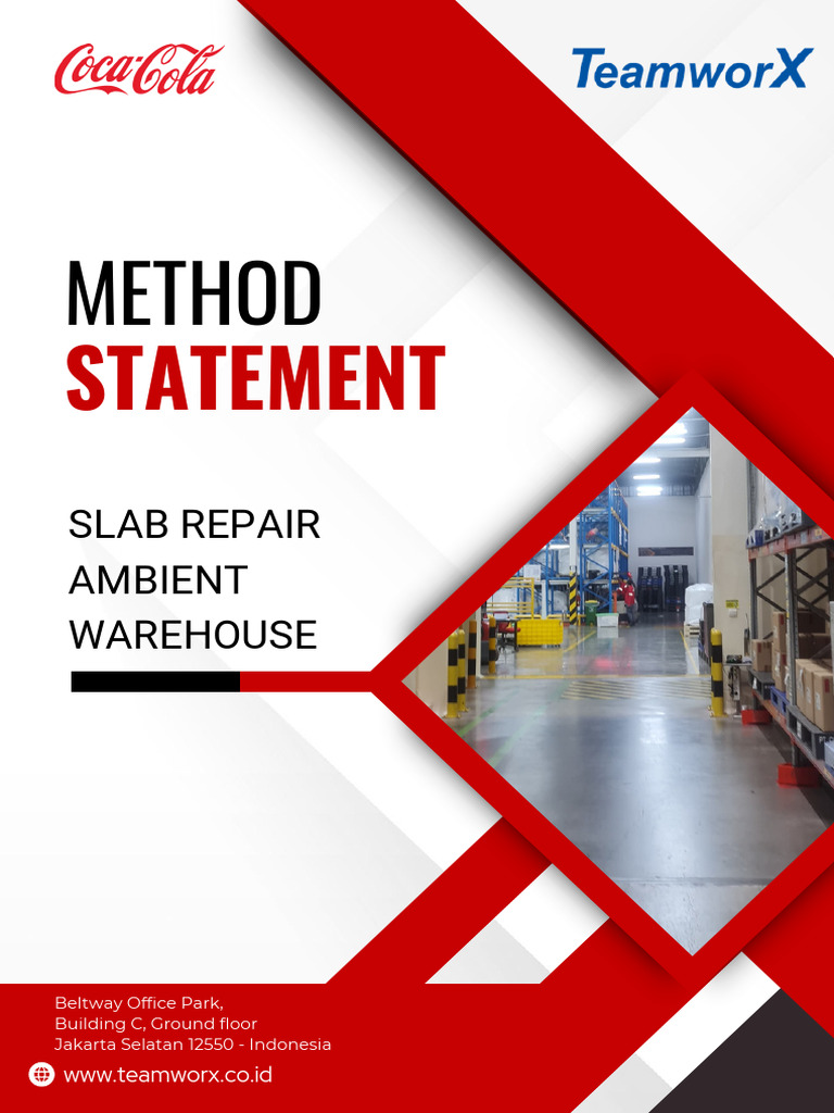 2938#1-Method Statement (Cci) | PDF | Concrete | Epoxy