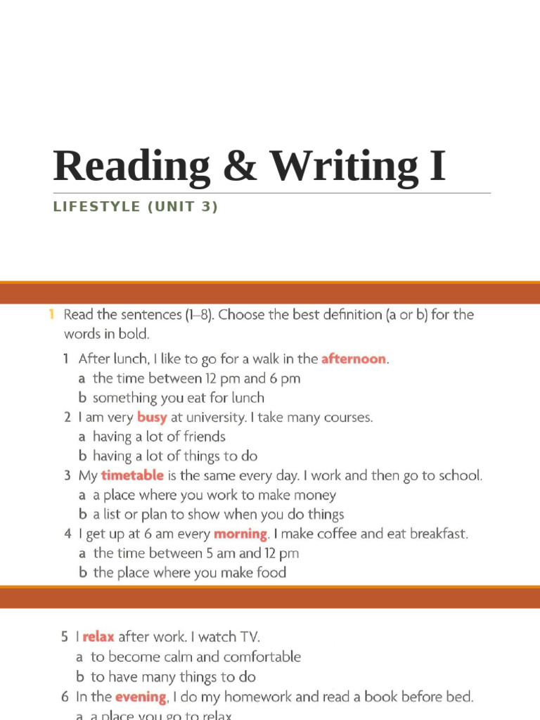Unit 3 (Part Two) | PDF