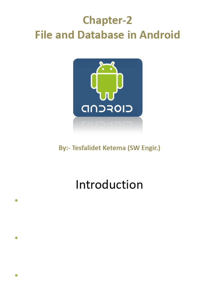 MC-Chapter-2 (1) | PDF | Databases | Android (Operating System)