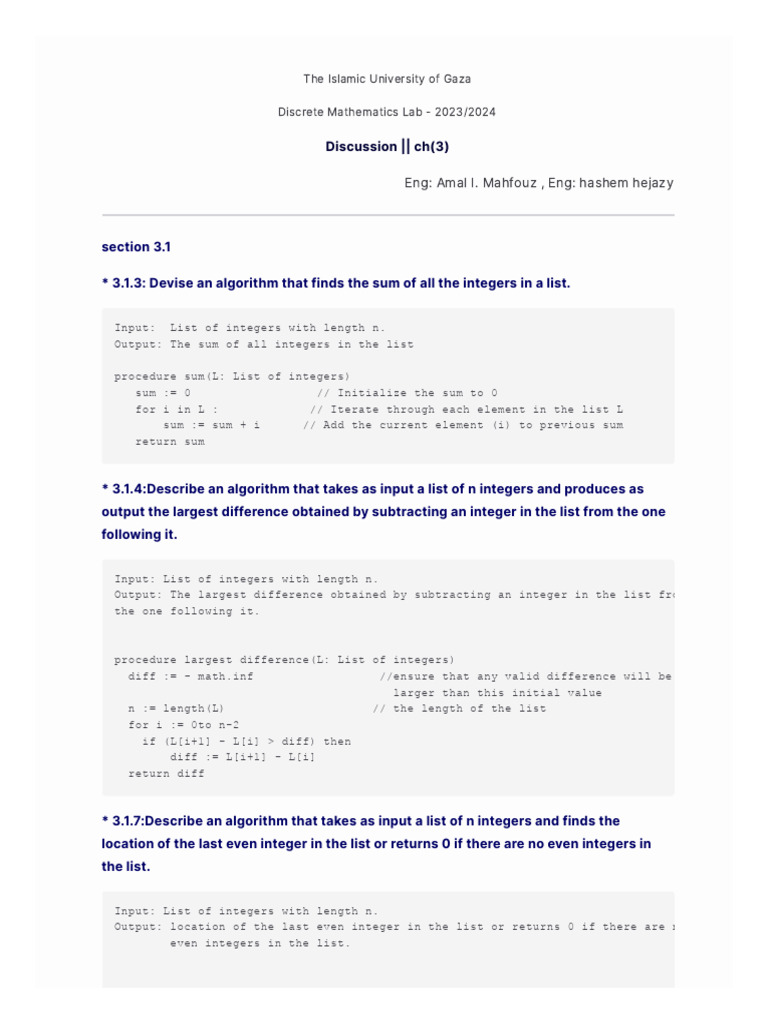 CH 3 | PDF | Algorithms | Computational Science