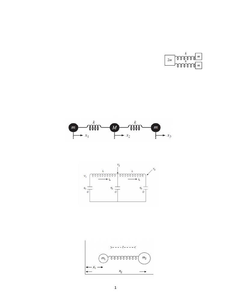 Coupled Oscillators Resonant Frequencies | PDF