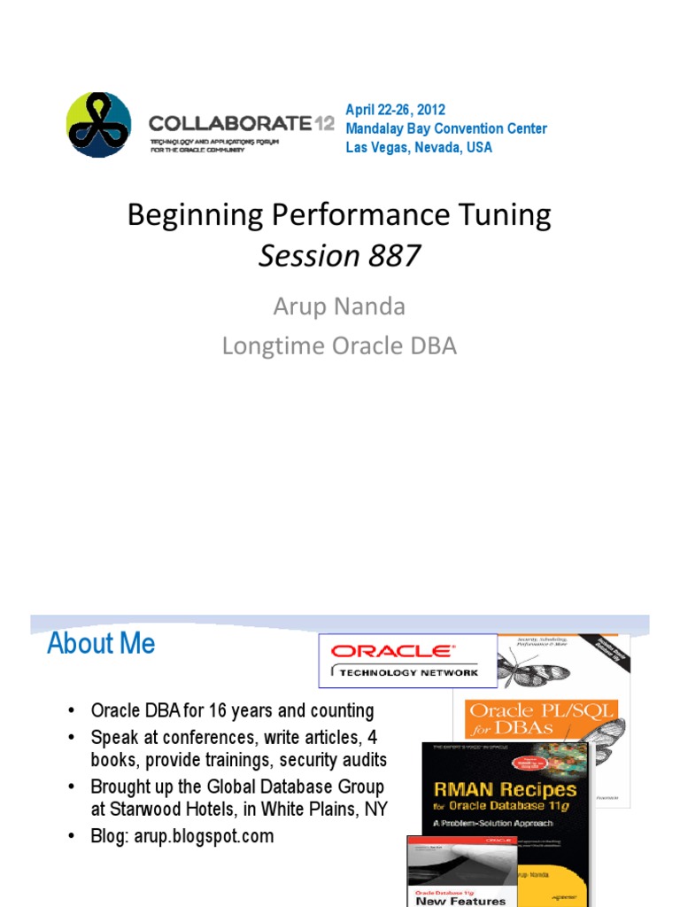 Performance Tuning for Oracle DBAs | PDF