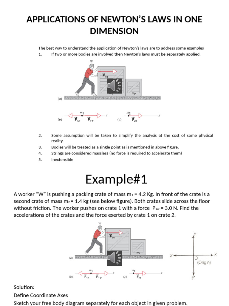 Online Lecture 1 (Physics-I) | PDF | Force | Newton's Laws Of Motion