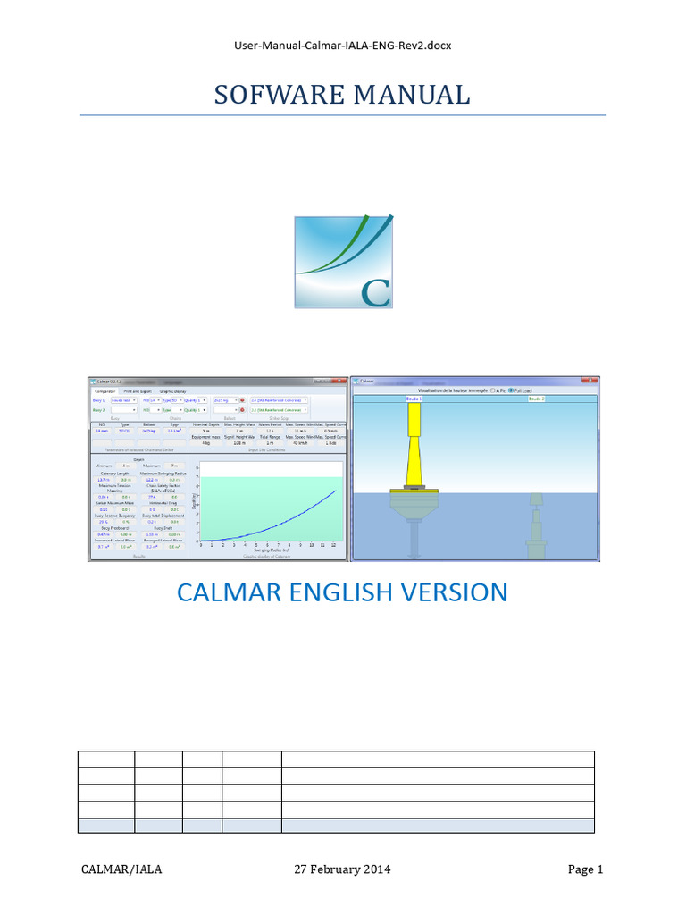 Calmar IALA Software User Manual | PDF | Parameter (Computer ...