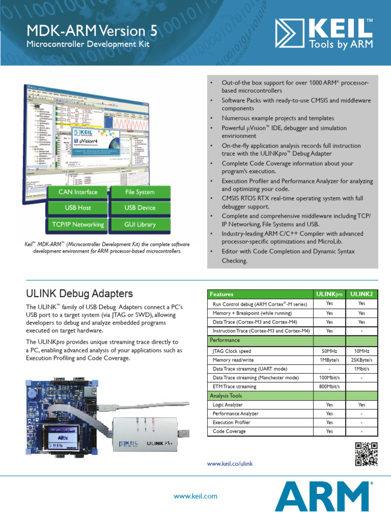 MDK-ARM v5: Microcontroller Development Tools | PDF | Embedded System ...