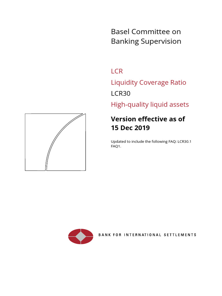 Understanding Liquidity Coverage Ratio (LCR) | PDF | Market Liquidity ...