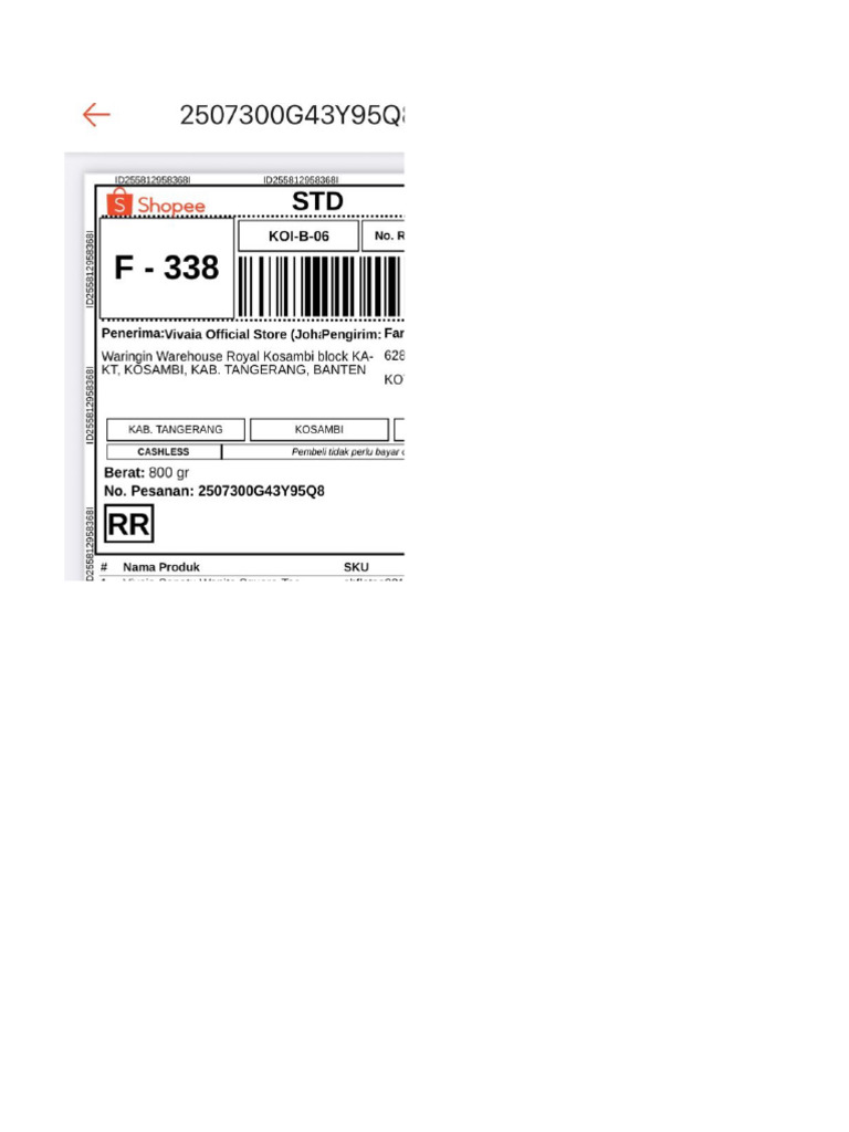 Print Retur | PDF