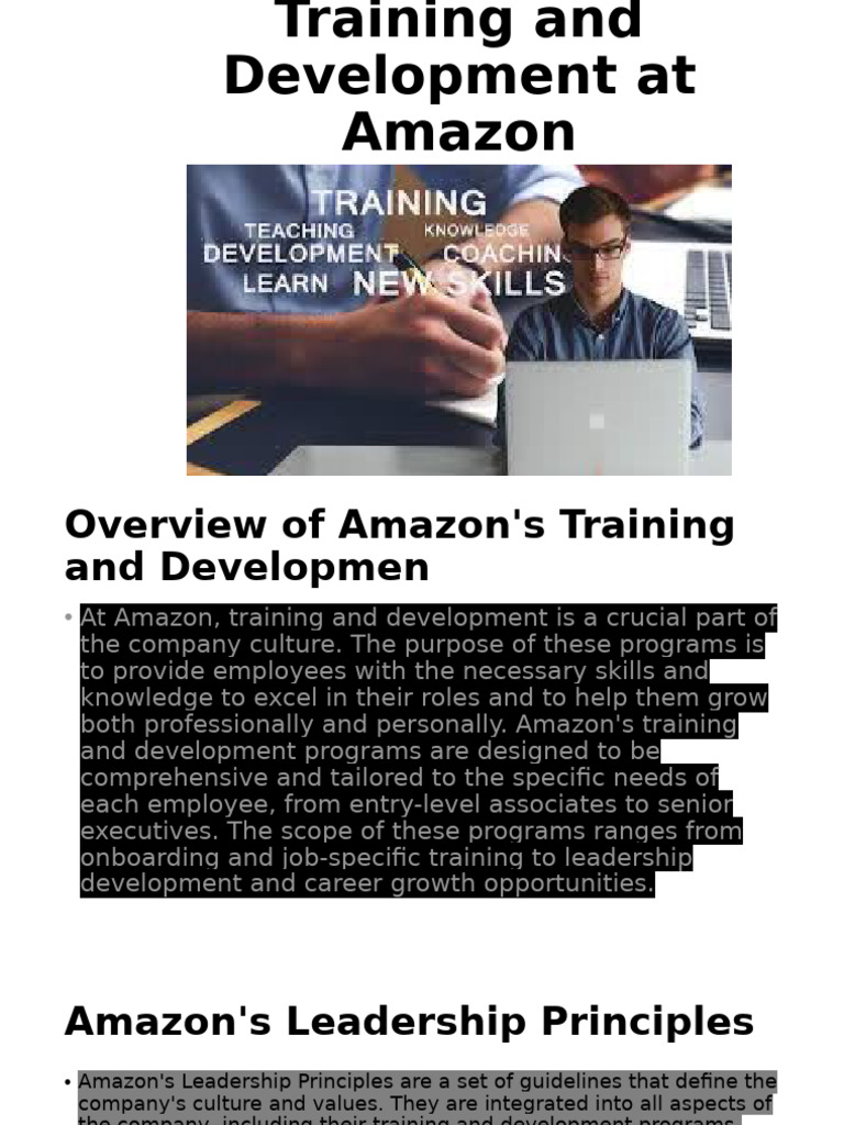 Amazon's Employee Training Programs | PDF | Performance Appraisal ...