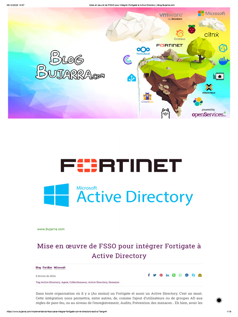 Intégration FSSO Fortigate et Active Directory | PDF | Active Directory ...