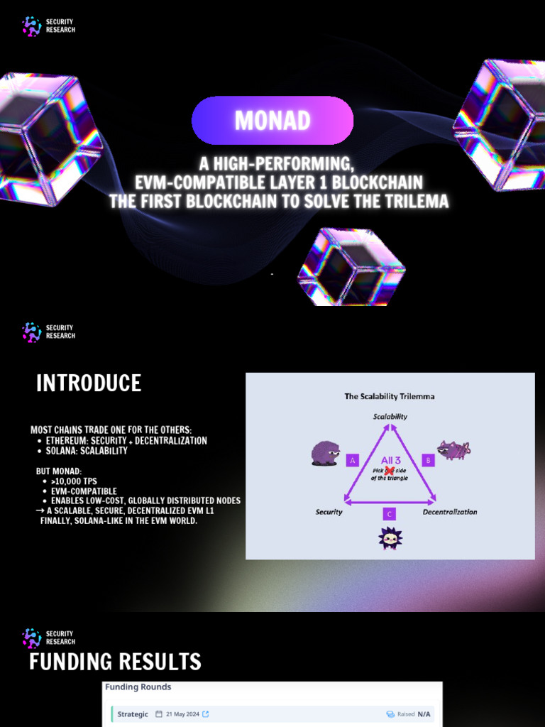 Monad A High-Performing, EVM-Compatible Layer 1 Blockchain | PDF
