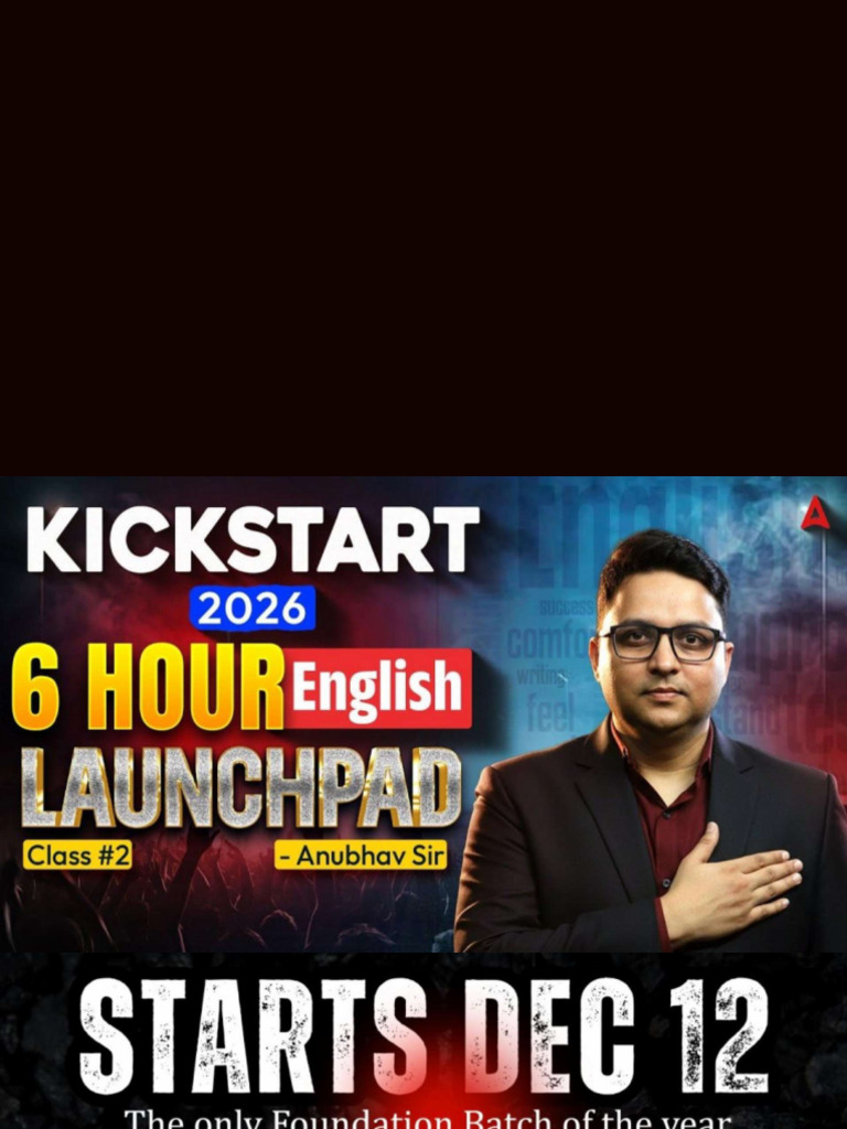 Kickstart final class | PDF