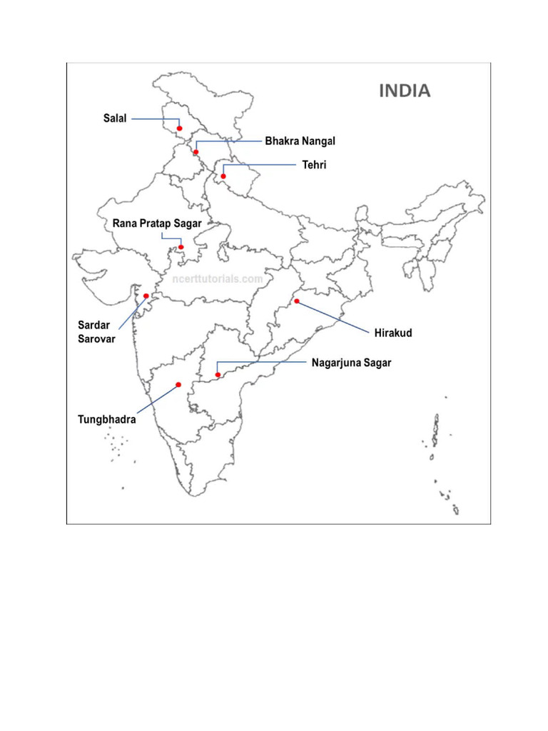India - Important Dams | PDF
