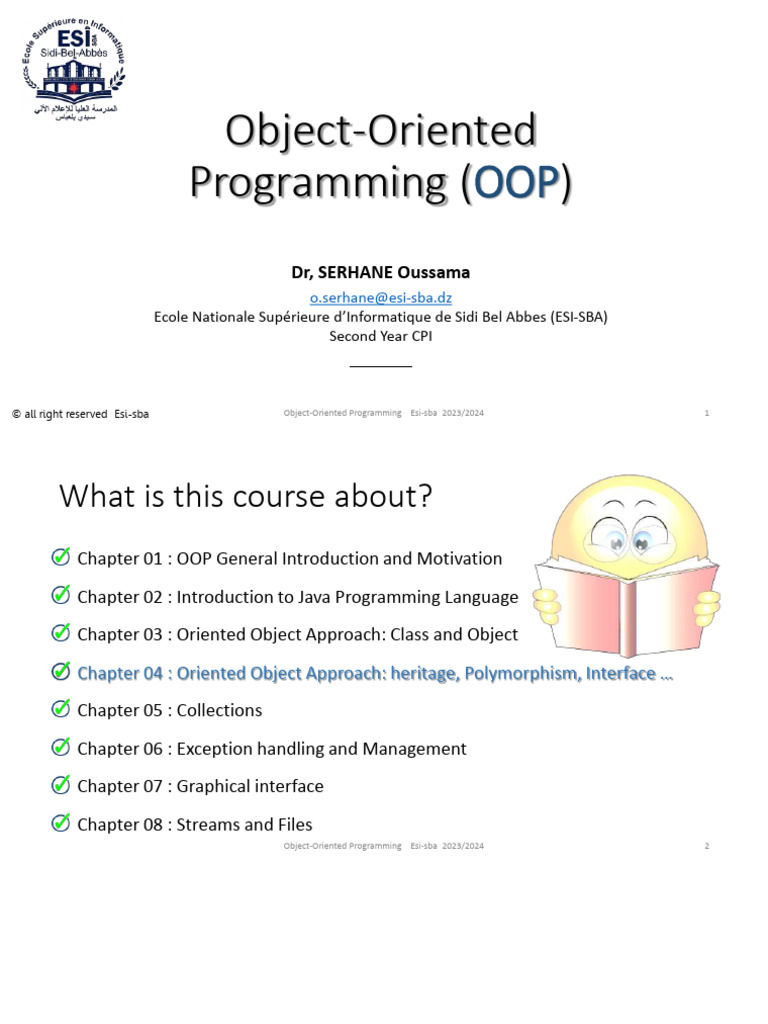 Chapter 04 OOP Inheritance Part 01 | PDF | Class (Computer Programming ...