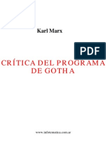 Critica Del Programa de Gotha
