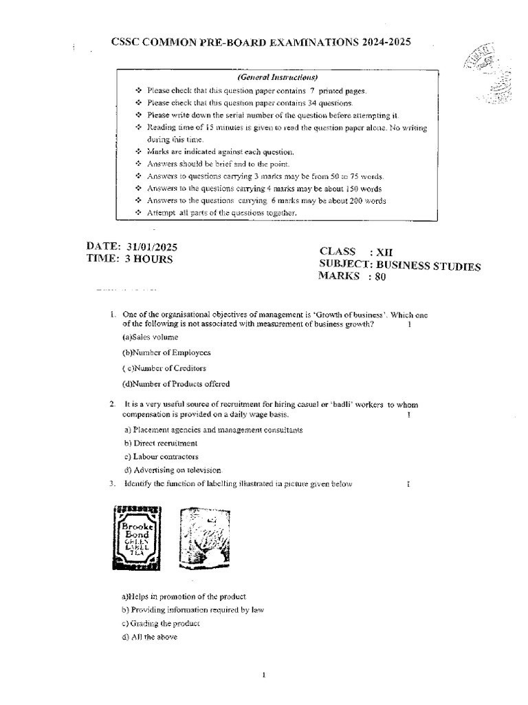 Business CSSC Q | PDF