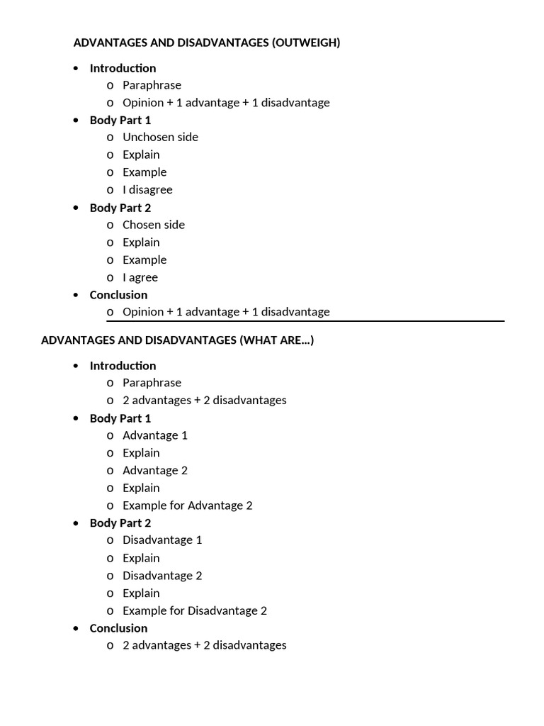 Adv Disadv | PDF