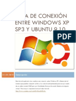 Guía de Conexión Entre Windows XP Sp3 Y Ubuntu 9.10