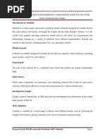 Android SDK Versions and Usage Stats | PDF | Android (Operating System ...
