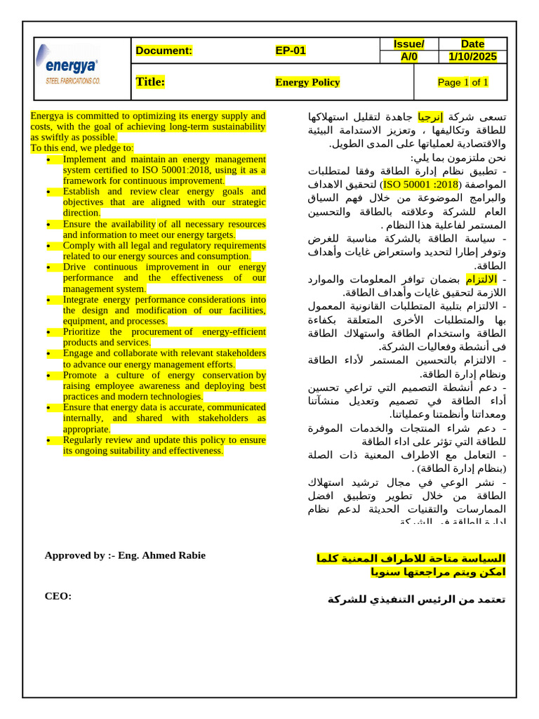Energy Policy | PDF