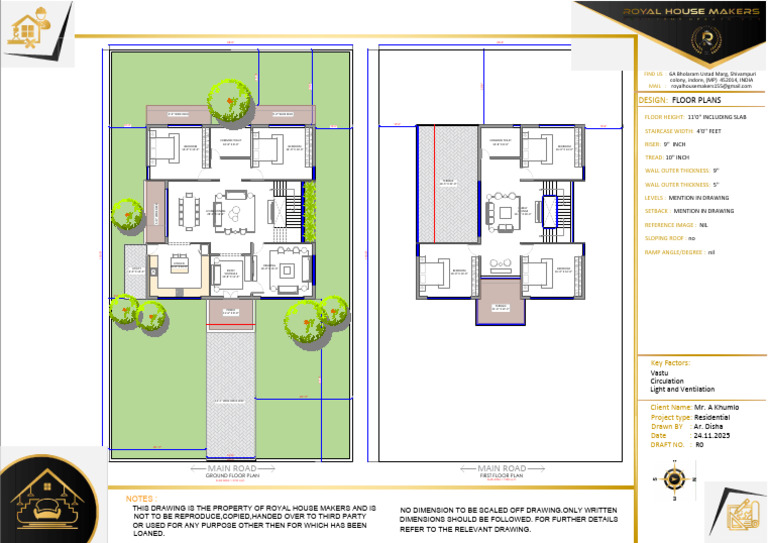 Residential Floor Plan Design | PDF | Civil Engineering | Architectural ...