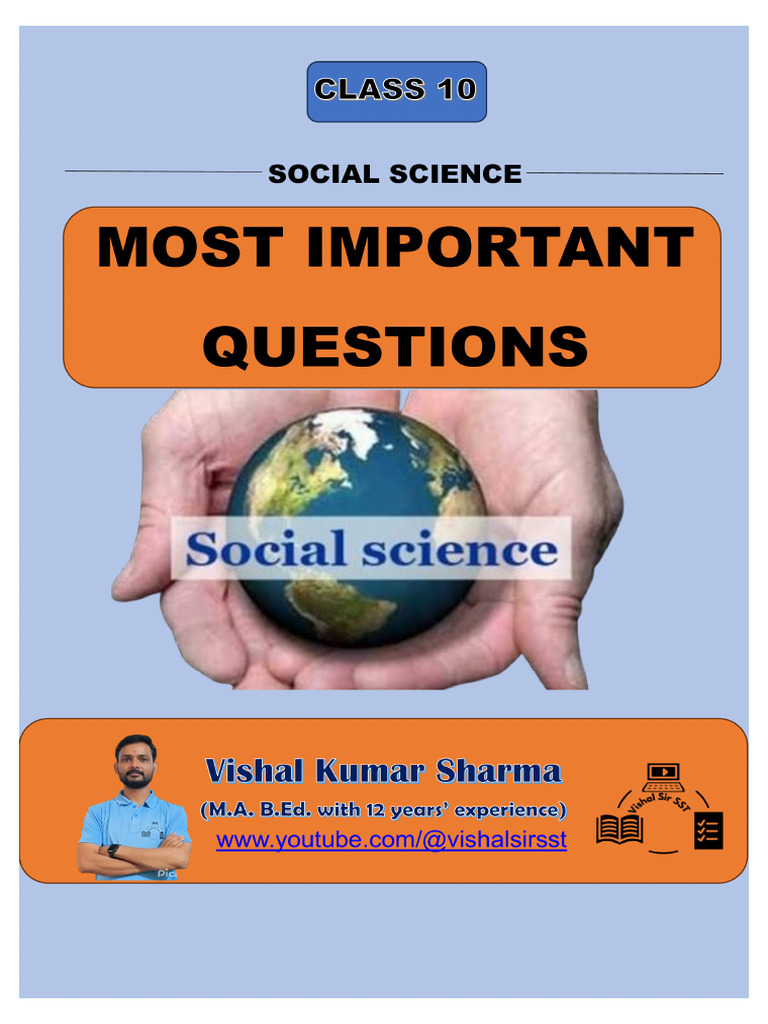 Vishal Sir Most Important Questions SST | PDF