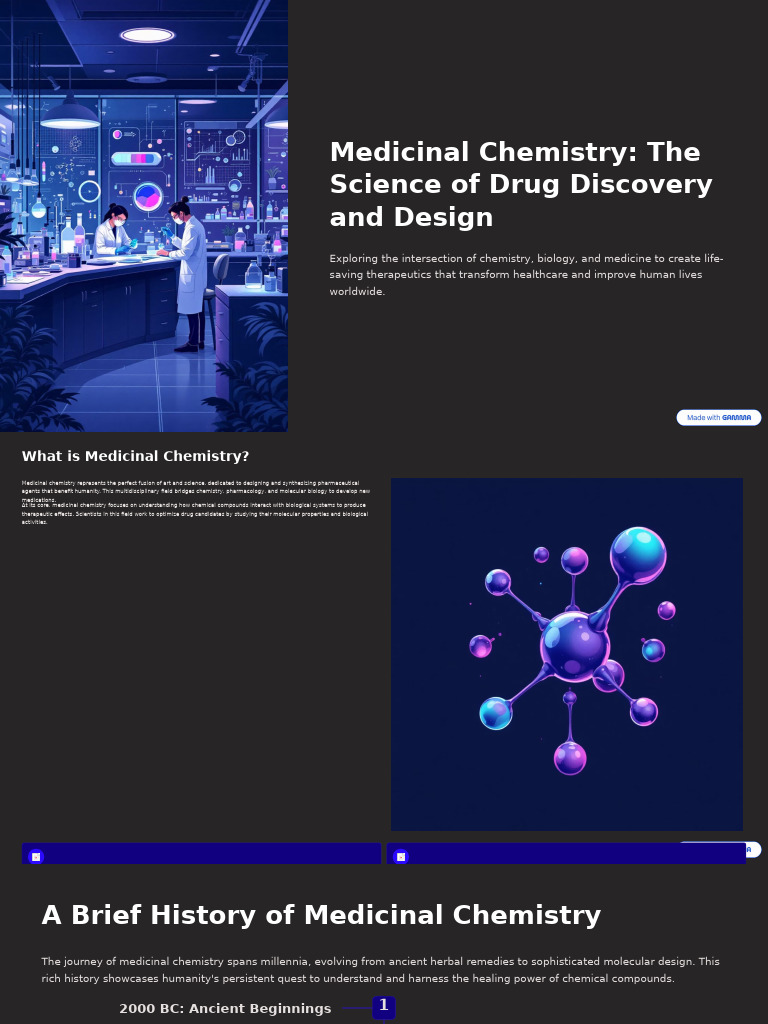 Medicinal Chemistry: Drug Discovery Insights | PDF | Medicinal ...
