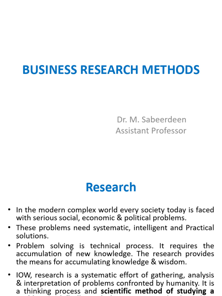Essential Business Research Methods | PDF | Hypothesis | Marketing Research