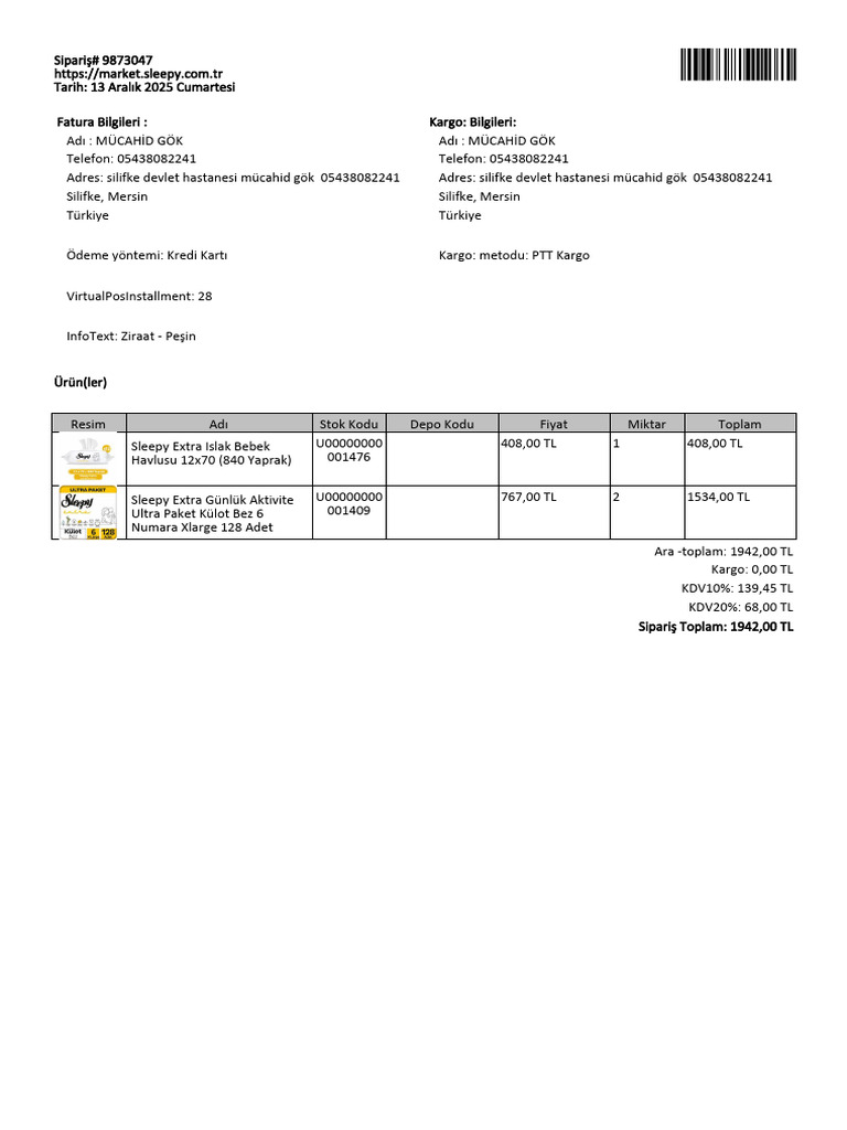 Order 9873047 | PDF