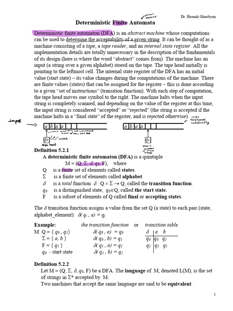 Dfa | PDF