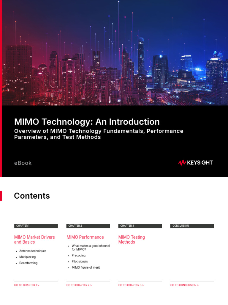 Introduction to MIMO Technology Basics | PDF | Mimo | Multiplexing