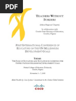 Download Teachers Without Borders Gombe conference  by Teachers Without Borders SN9666207 doc pdf