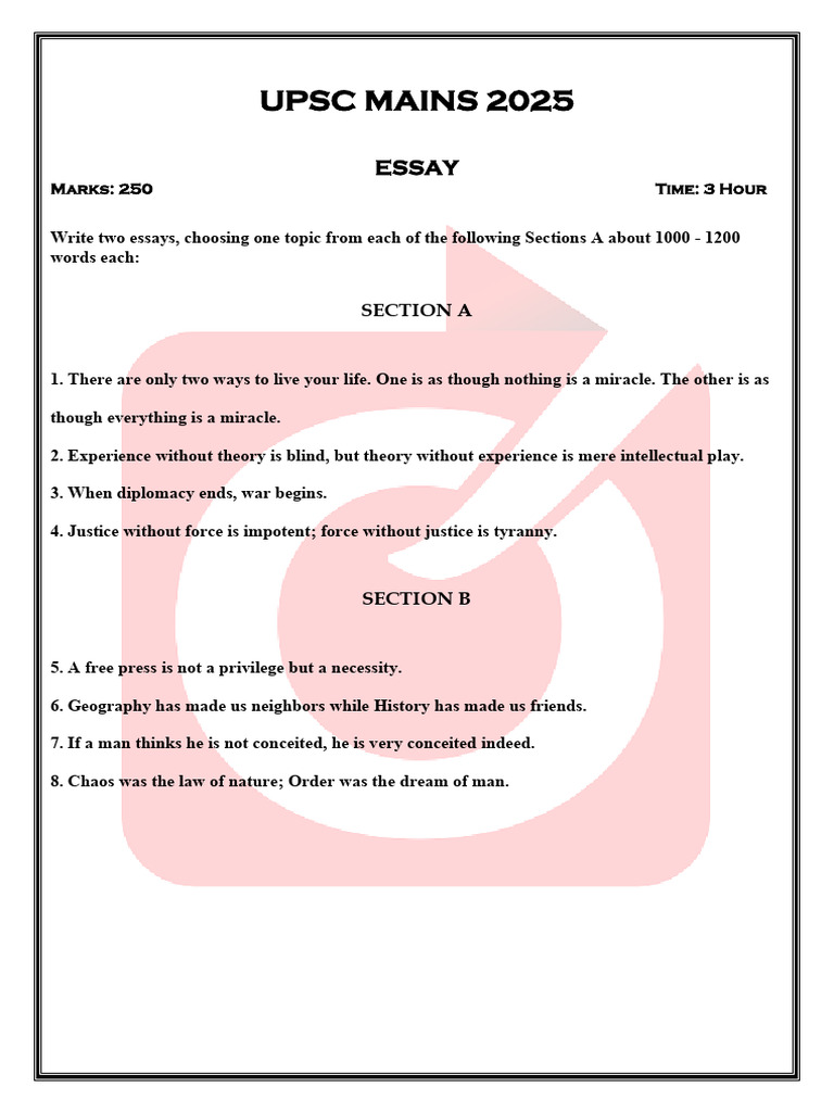 Essay Test 3 | PDF