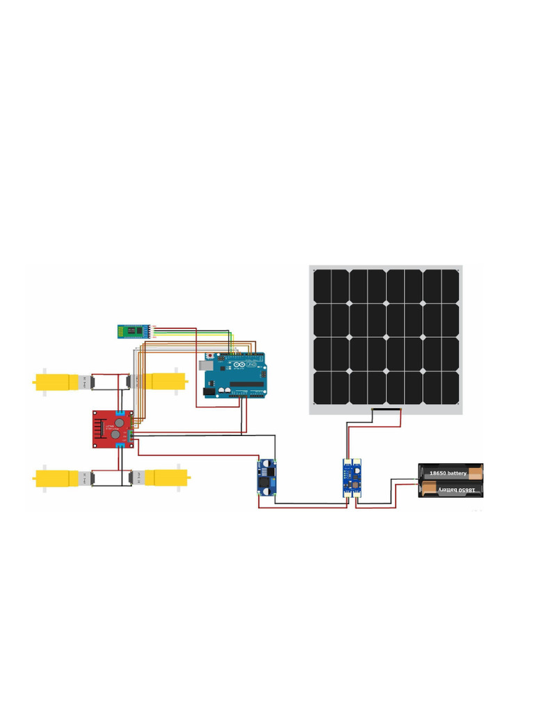 Solar RC Car Circuit Labeled | PDF