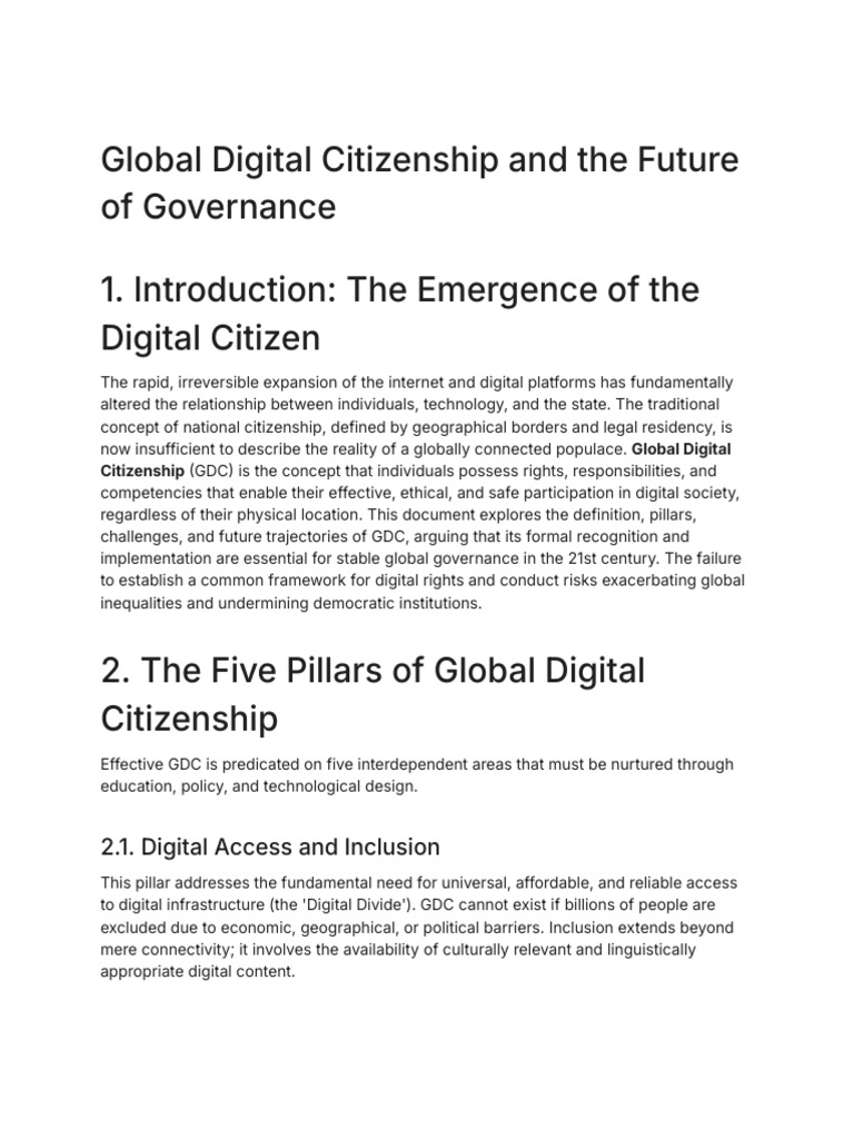 Global Digital Citizenship Explained | PDF | Computer Security | Security
