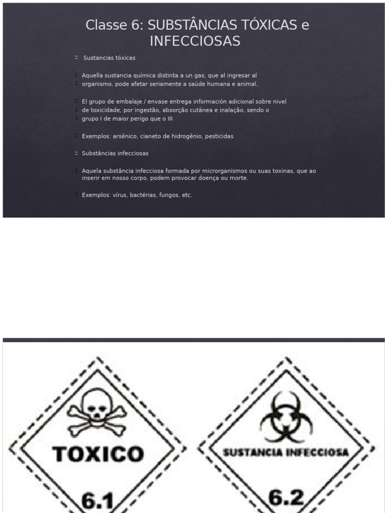 Classificação de Substâncias Perigosas | PDF | Toxicidade | Química