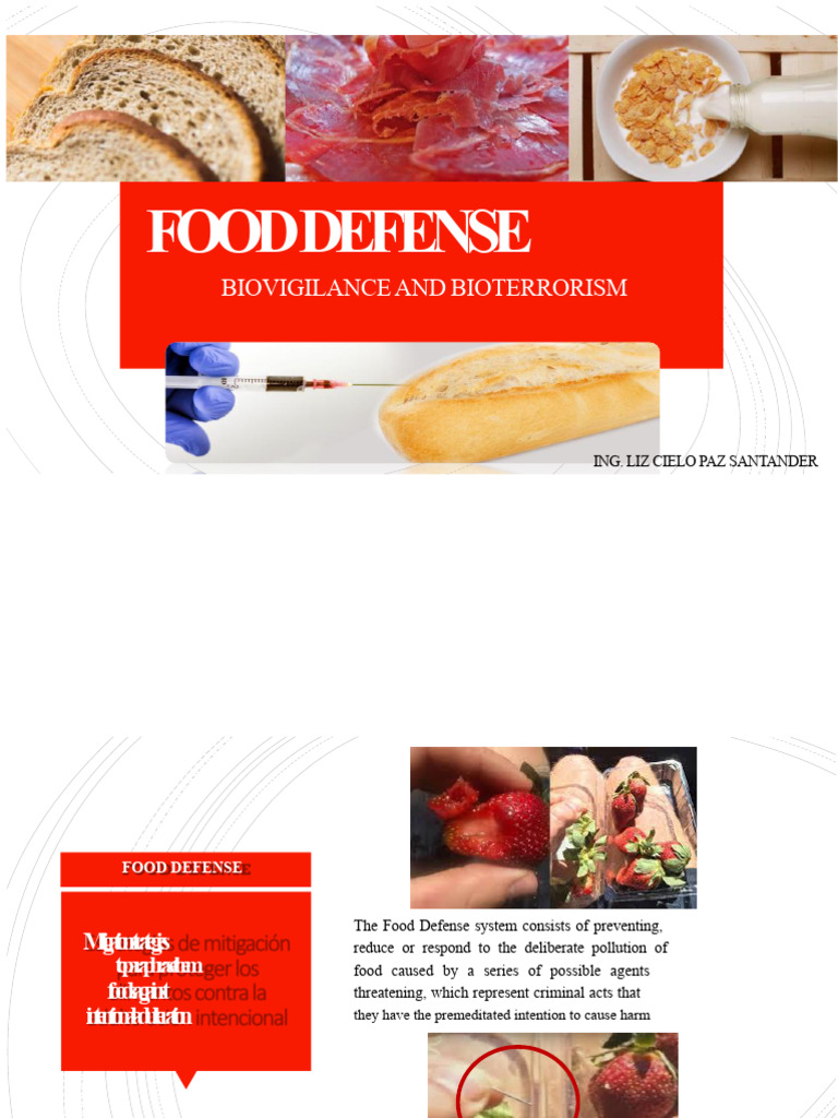 Food Defense Strategies Against Bioterrorism | PDF | Safety