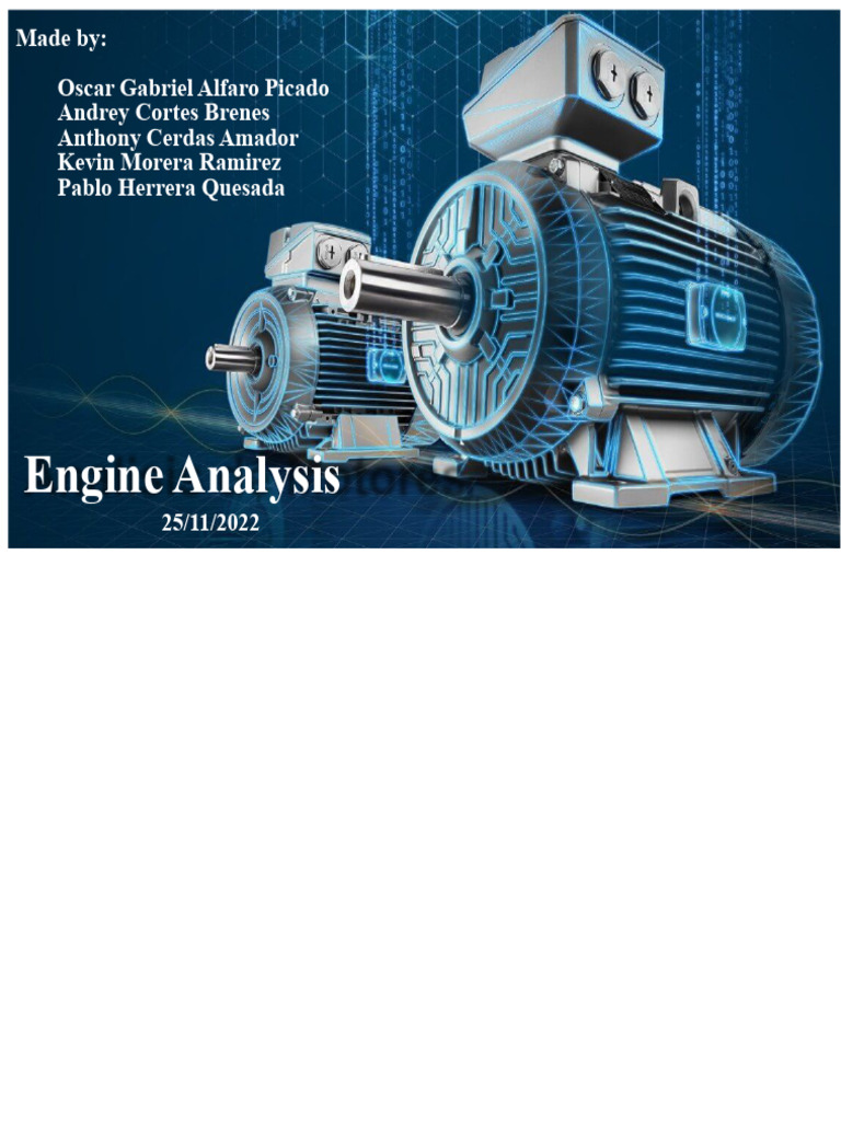 Analysis of Electric Motors | PDF | Electric Motor | Engines