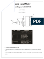 Sound Level Meter - Proposal