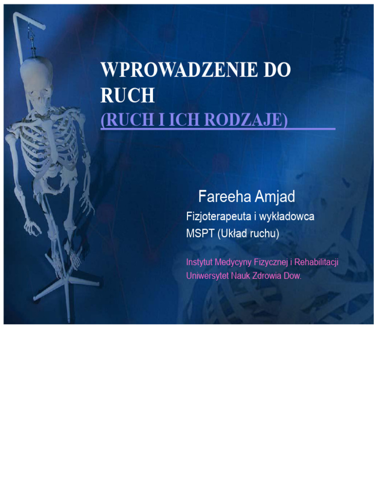 Wykład 3, Rodzaje Ruchu | PDF