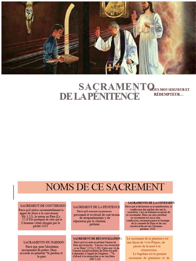 Sacrement de Pénitence et Réconciliation | PDF | Confession (religion ...