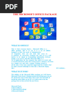 Microsoft Office Suite Components | PDF | Microsoft Office | Microsoft ...