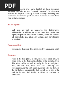 Penanda Wacana English