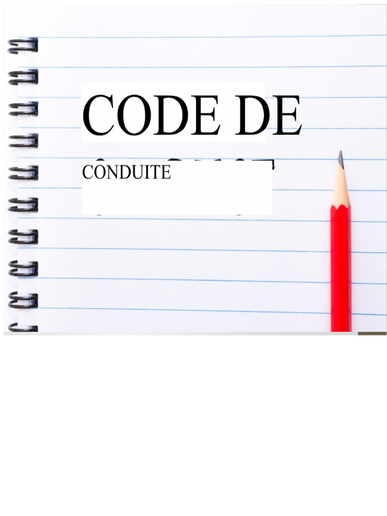Importance du Code de Conduite en Entreprise | PDF | Partie prenante ...
