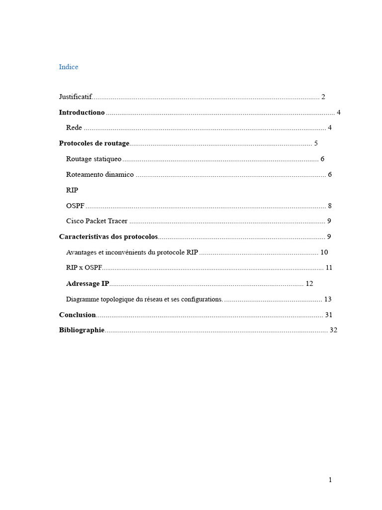 Protocoles de routage : RIP et OSPF | PDF | Routage | Adresse IP