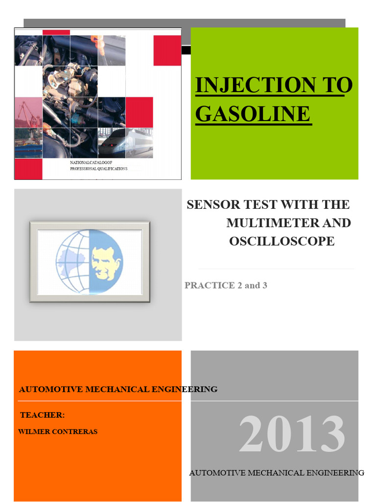 Gasoline Sensor Testing Guide | PDF | Direct Current | Throttle