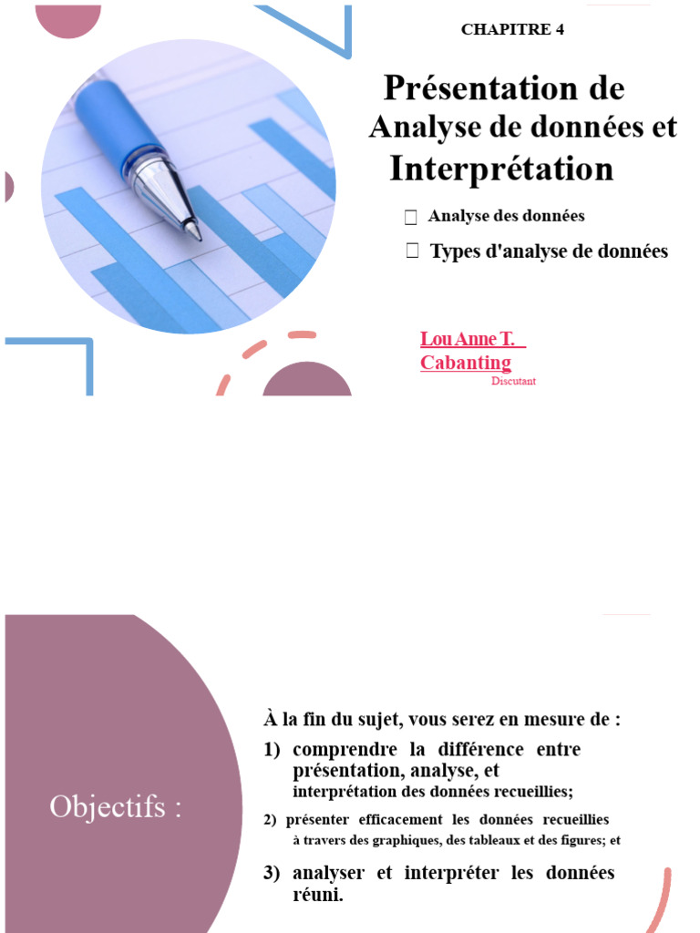 Analyse et Interprétation des Données | PDF | Statistiques ...