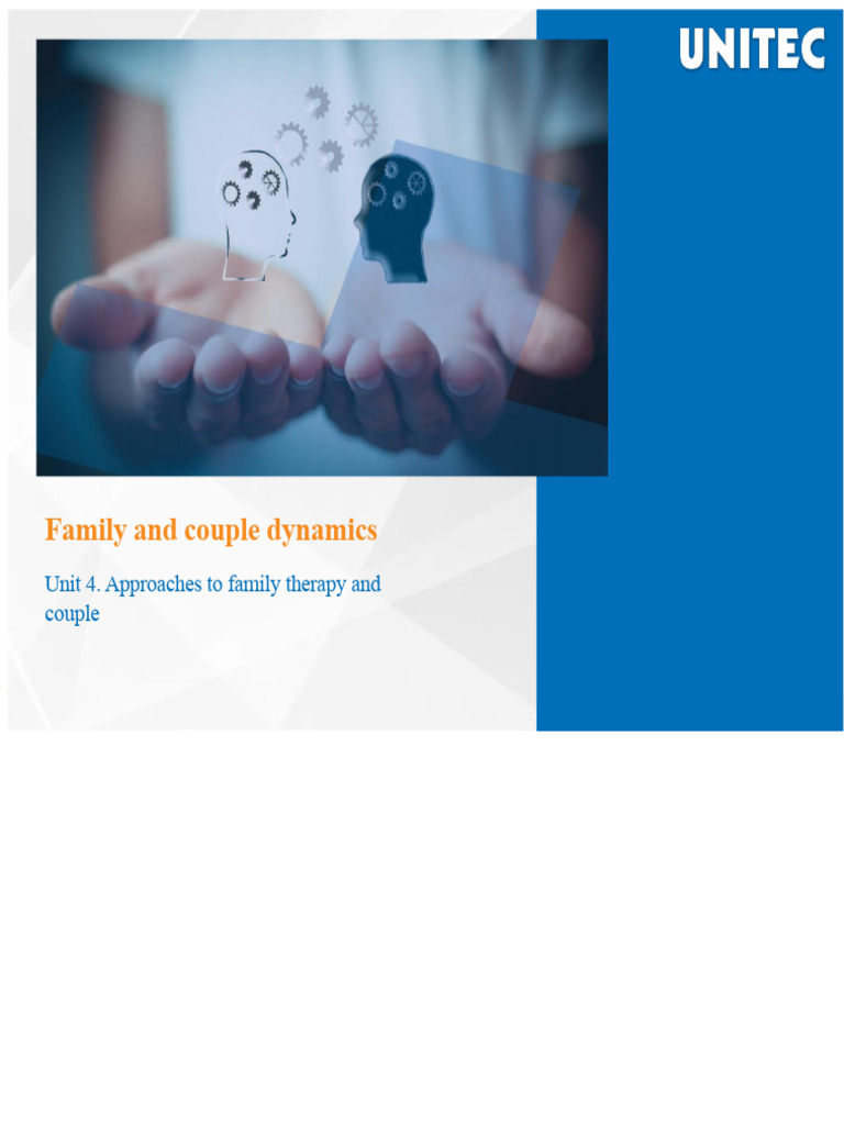 Family and Couple Therapy Approaches | PDF | Family Therapy | Psychotherapy