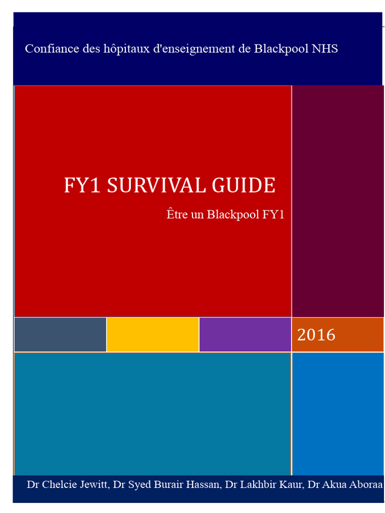 Guide FY1 pour hôpital Blackpool NHS | PDF | Médecine générale ...