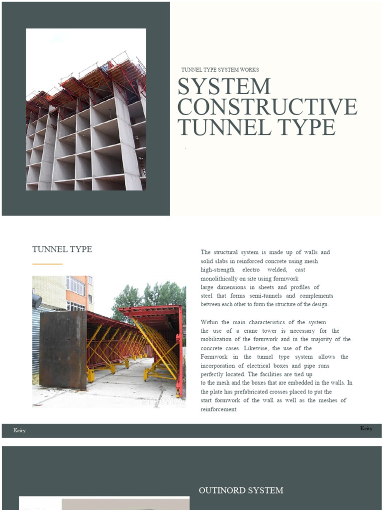 Tunnel Type Construction System Guide | PDF | Concrete | Mechanical ...